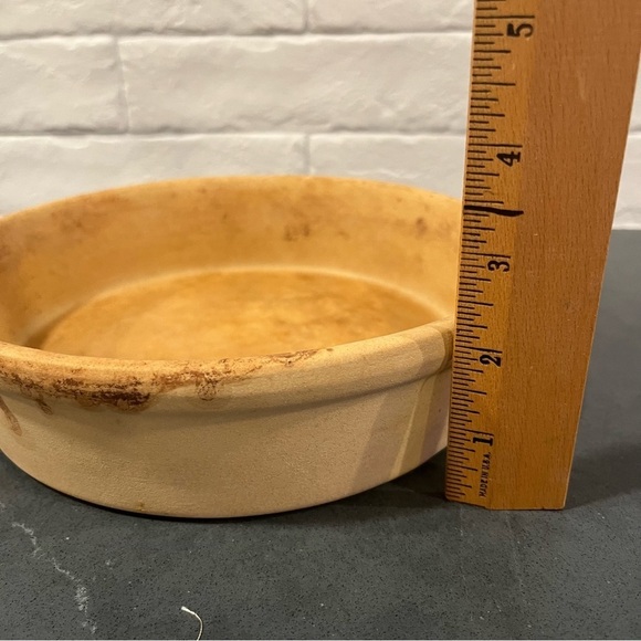 Pampered Chef stoneware 8” mini baker round pan - Picture 3 of 9